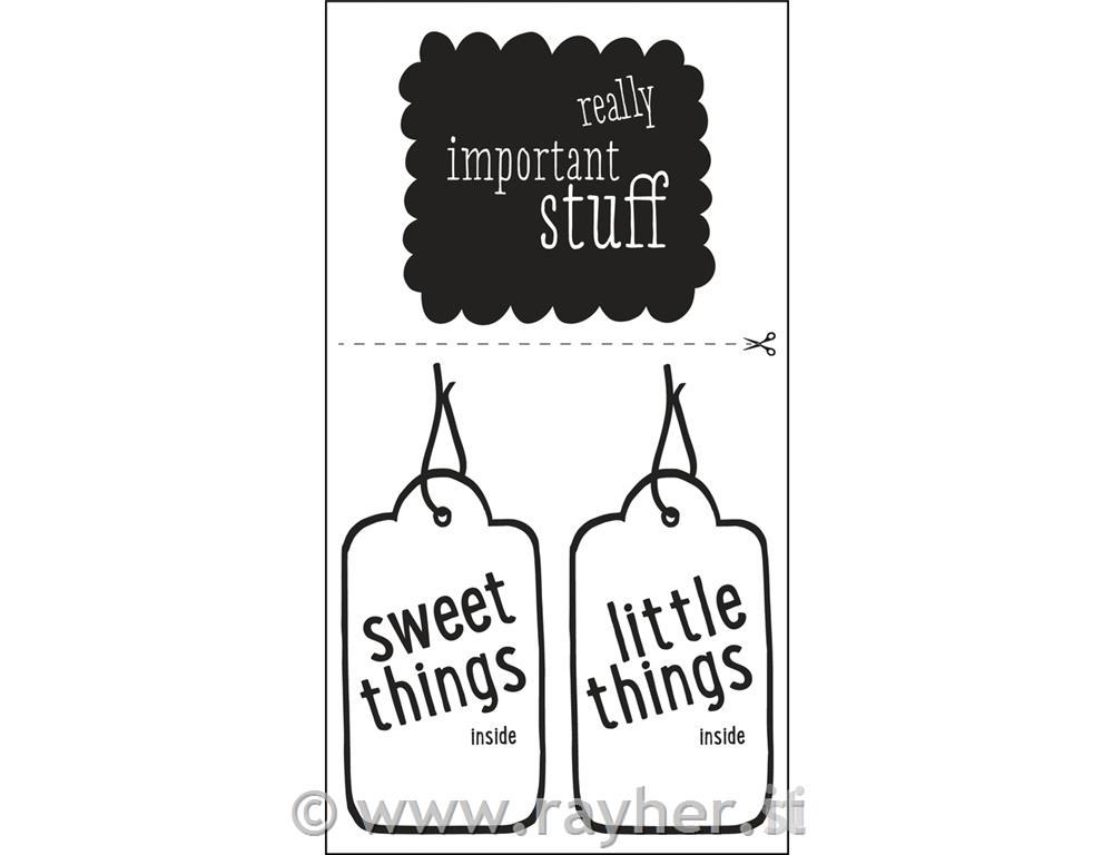 Deco peel-off motifs "really important"10x16cm, tab-bag 2sheets