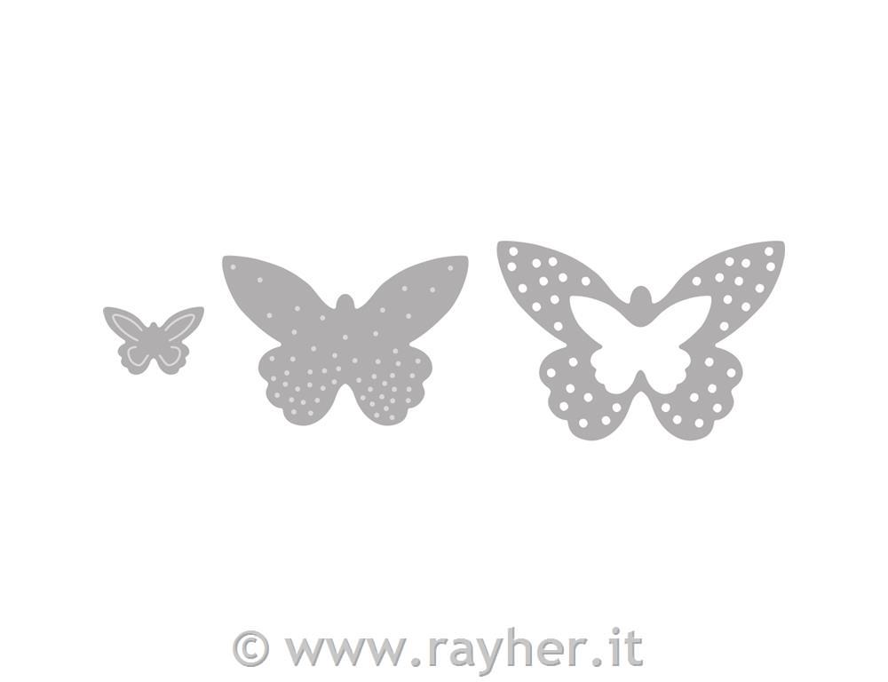 Set mascherine p.perf: farfalle
