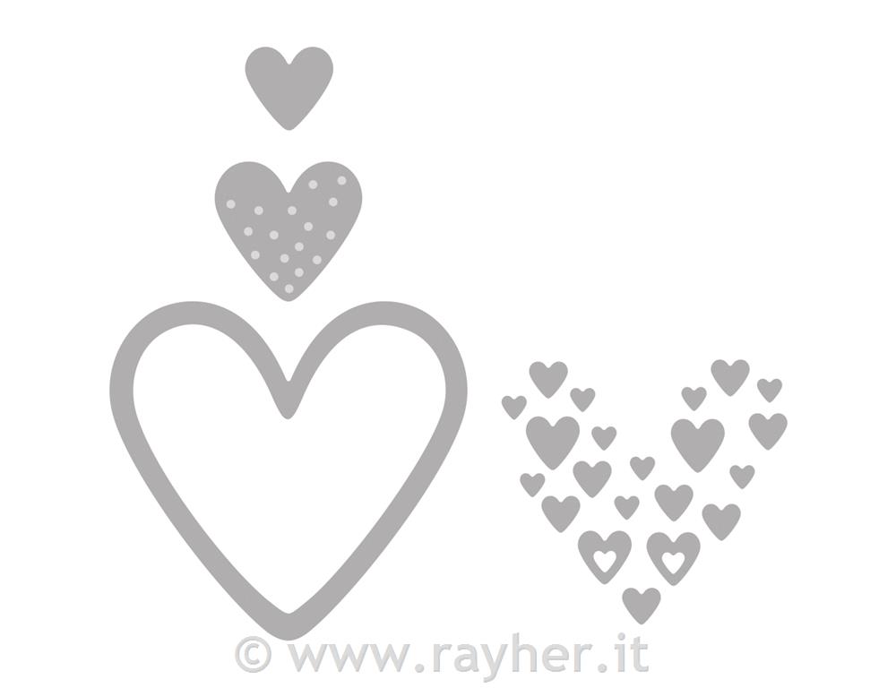 Set mascherine p.perf: cuori