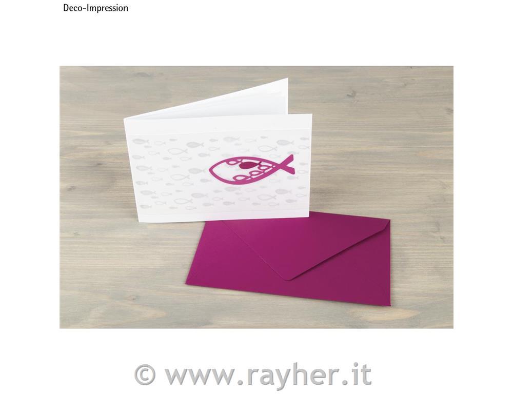 Mascherina perf.: Pesce, 8x3,1cmis. 1pz