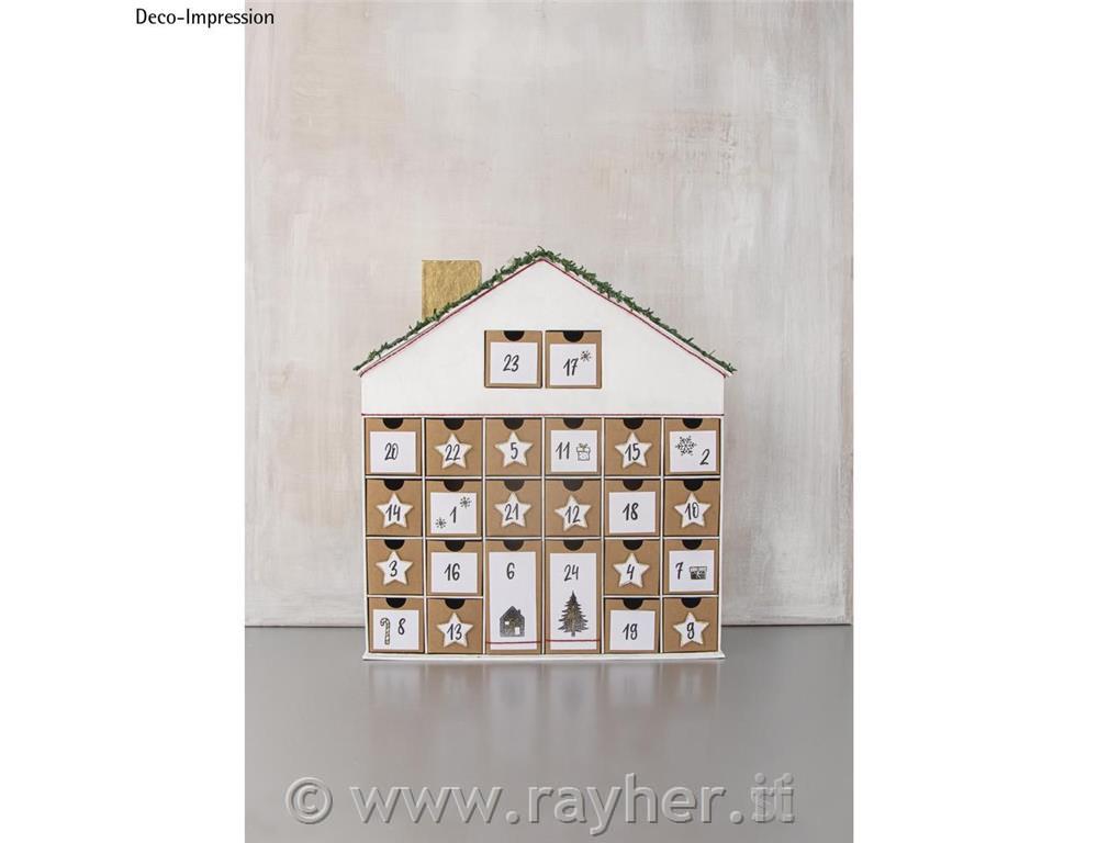Štampiljke - Adventni koledar Classic, 97x205mm, 33 motivov