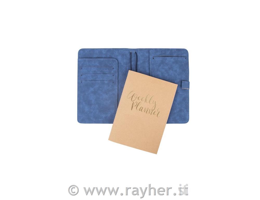 Planer tedenski "Weekly Planner", kraft, A5, 60-listni, 80 g