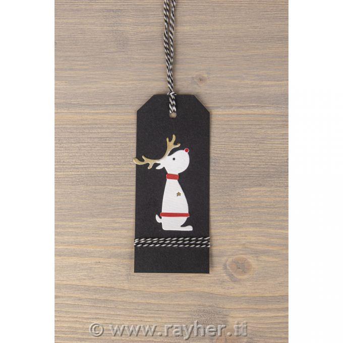 Fustella Cervi festivi 4 pezzi0,5-3,8 cm x 0,5-6,5 cm