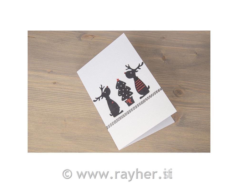 Fustella Cervi festivi 4 pezzi0,5-3,8 cm x 0,5-6,5 cm