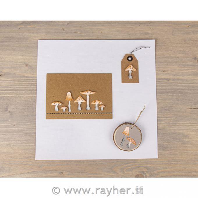 Rezalne šablone Gobice 9 delna 1,6-3,9 cm x 0,9-5,0 cm