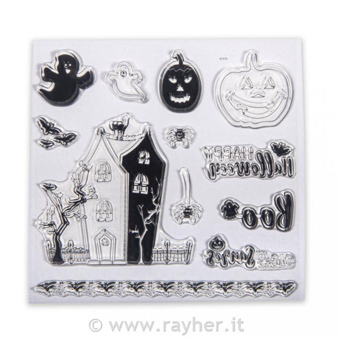 Stamps Halloween 13 pieces