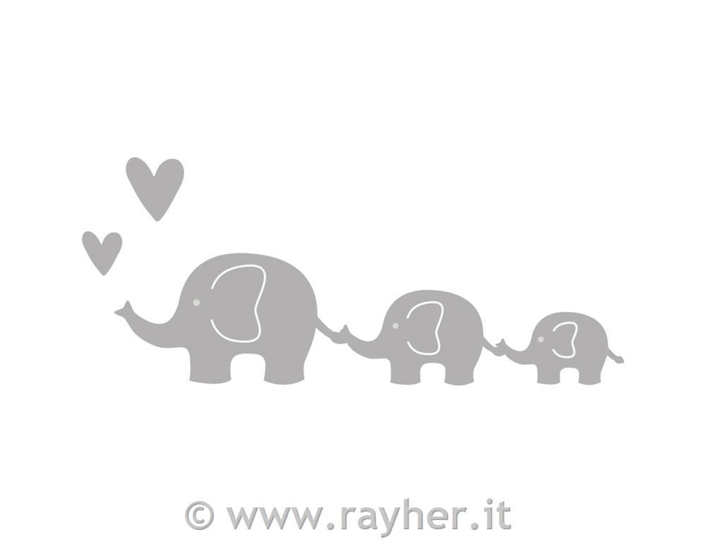 Fustelle Rayher, Famiglia d'elefanti