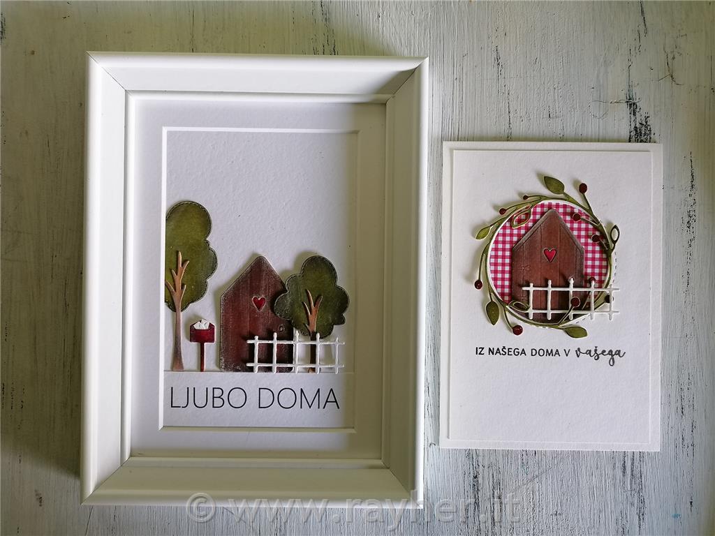 Fustella - Ghirlanda di vischio bianco