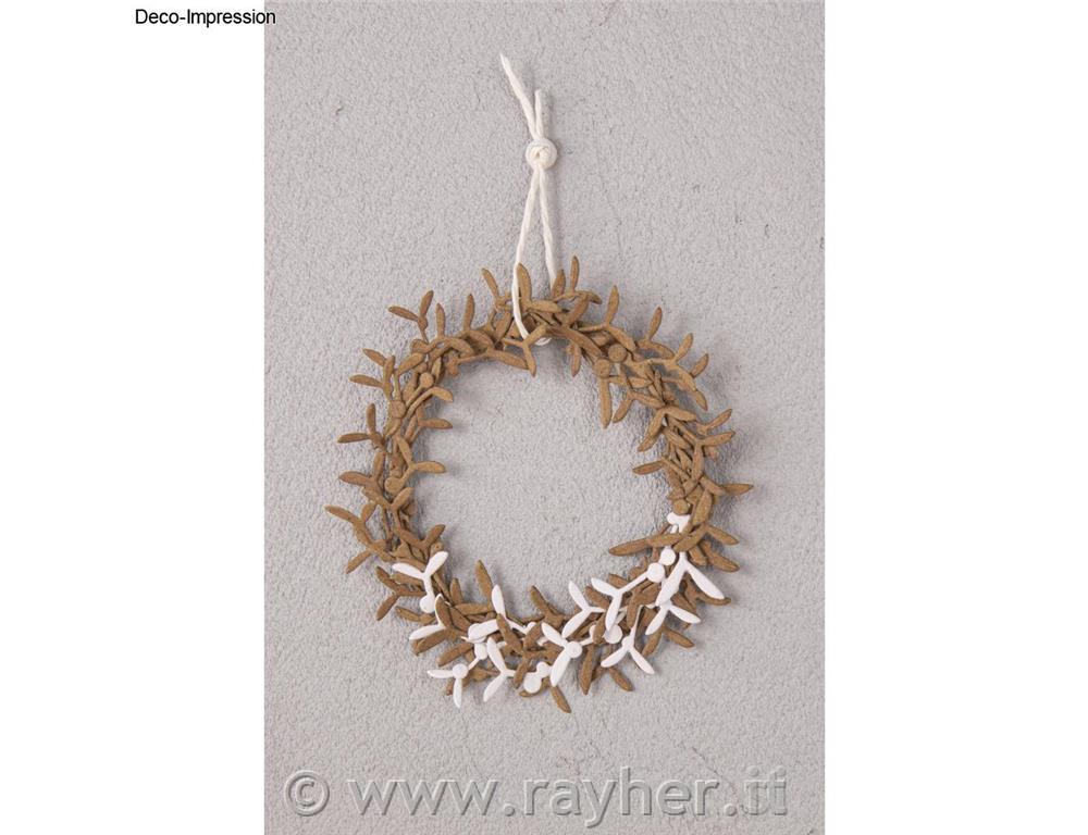 Fustella - Ghirlanda di vischio bianco