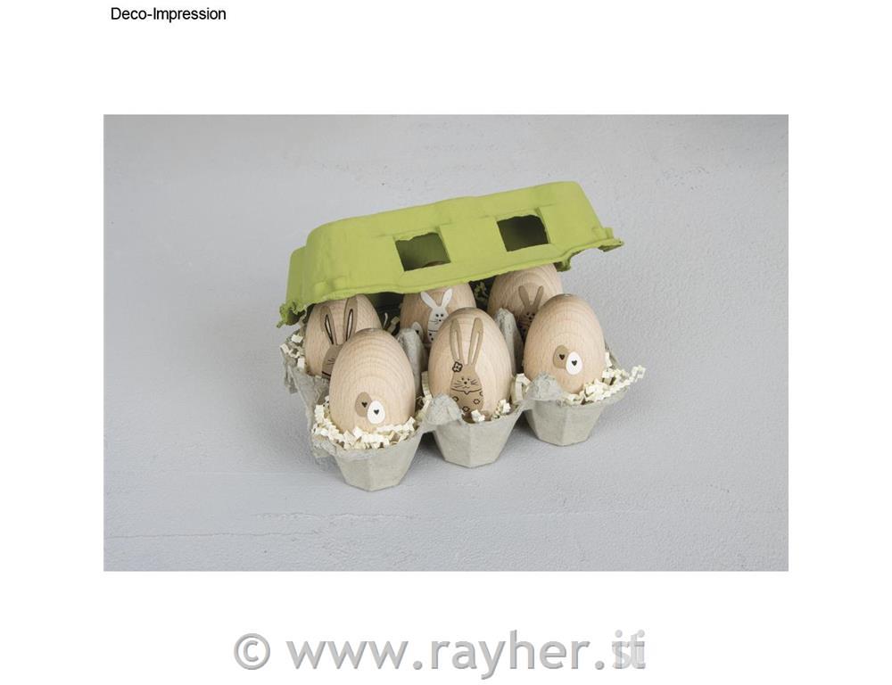 Rezalna šablona Družina zajčkov, 12,1x5,2 cm