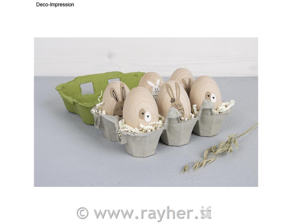 Rezalna šablona Družina zajčkov, 12,1x5,2 cm