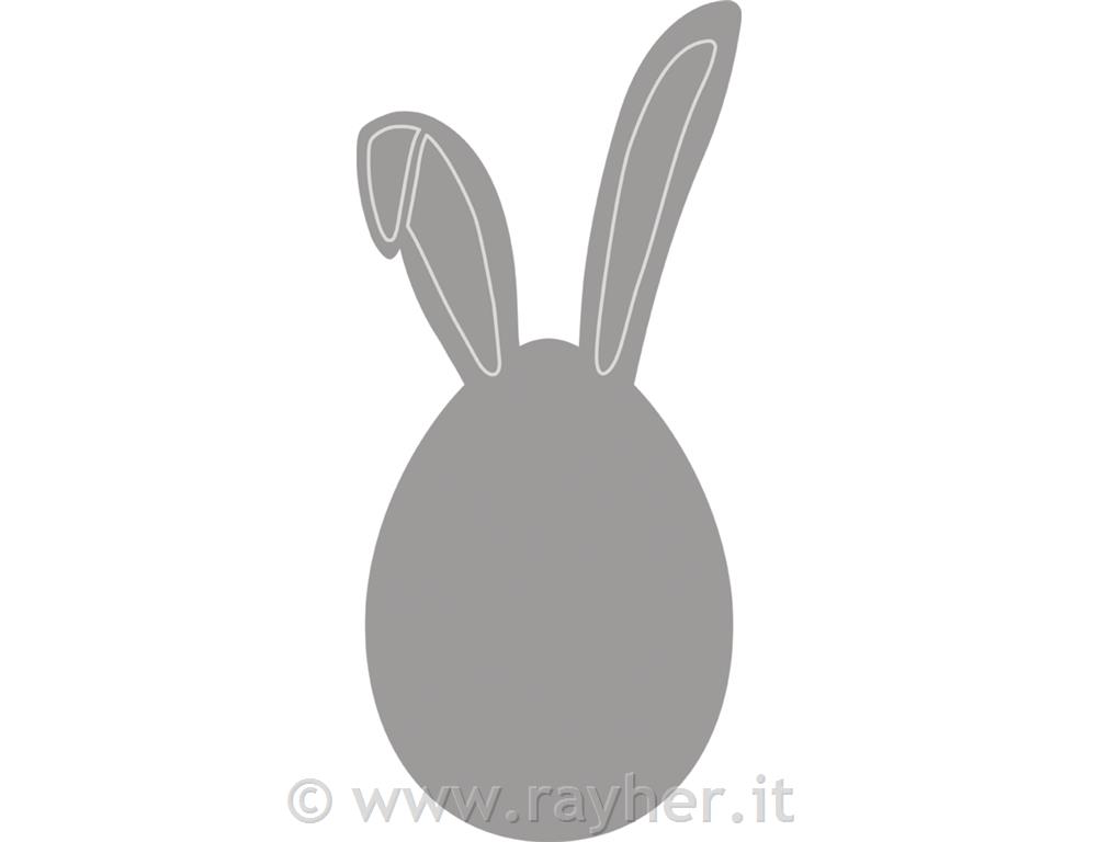 Rezalna šablona Velikonočni zajček, 4,2x8,6 cm