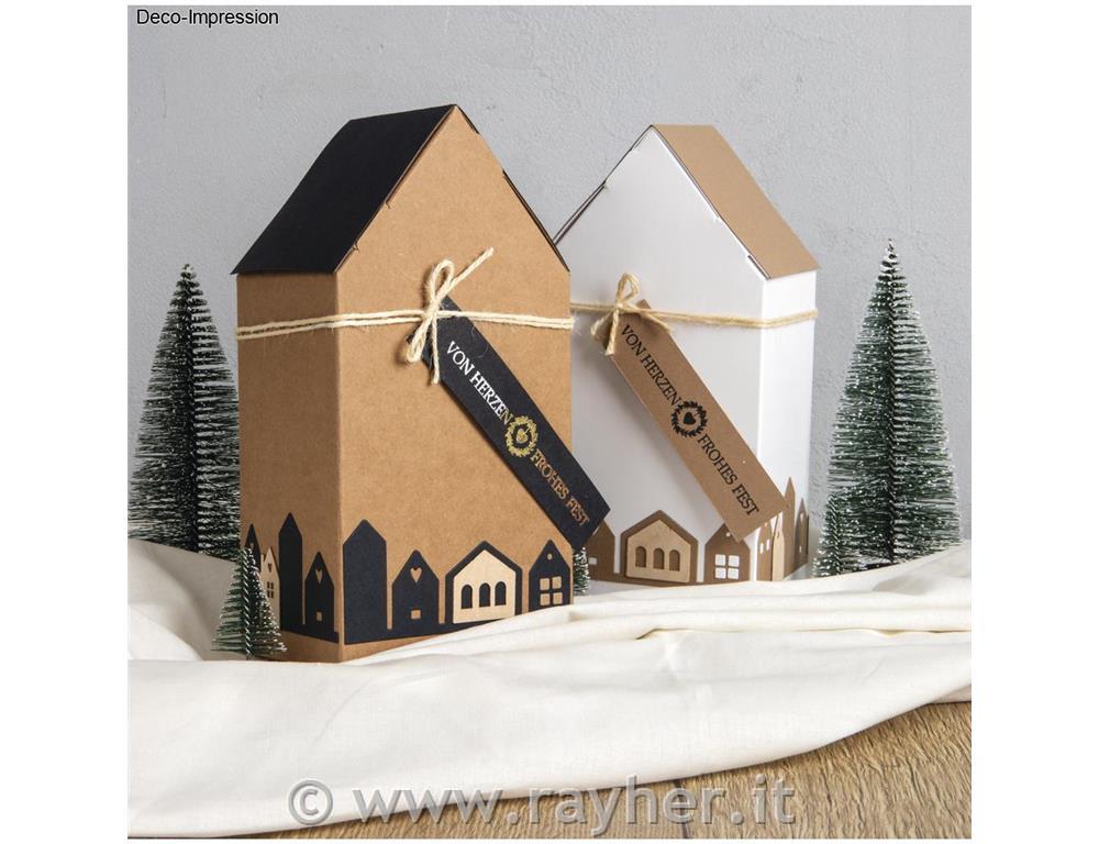 Rezalna šablona Vrstne hišice 12,1x4,5cm