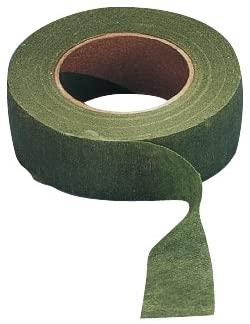 Crepe ribbon, olive, 26 mm, roll 27,5 m