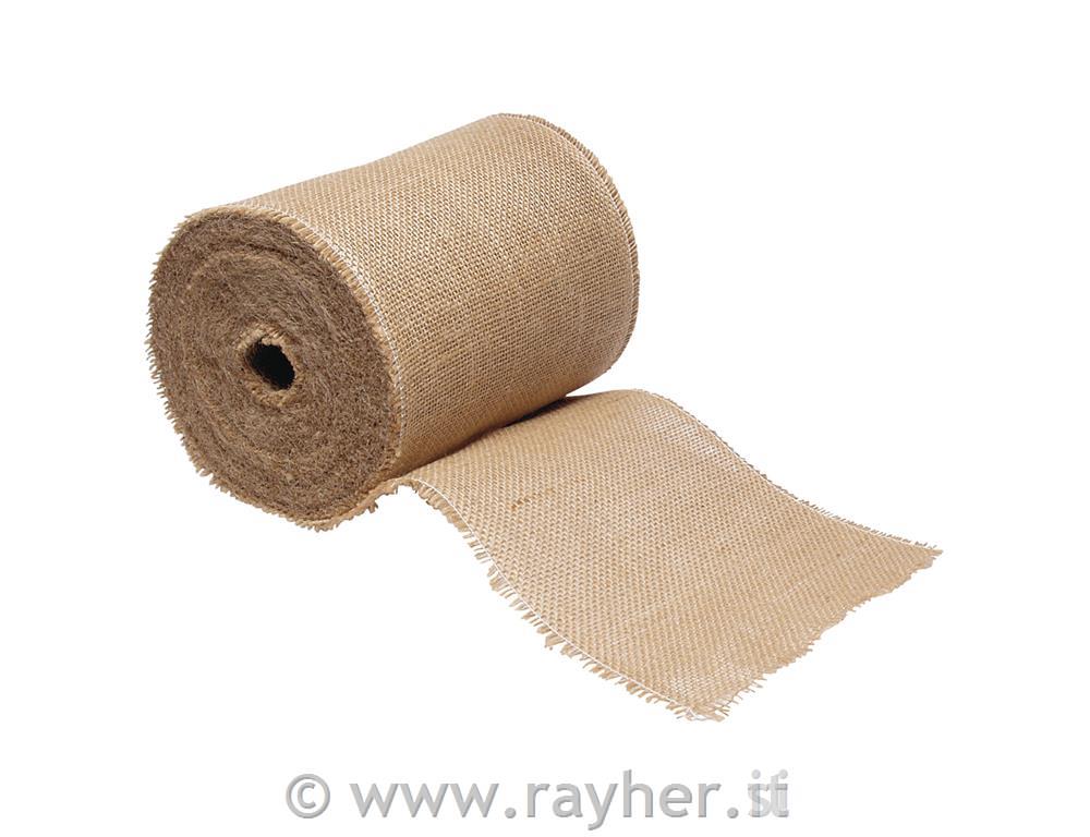 Nastro juta20cm, roltolo 25 mnaturale