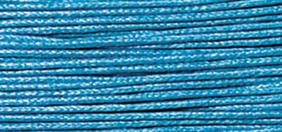 Vrvica bombažna, povoščena, turkizna, 1 mm, 20 m