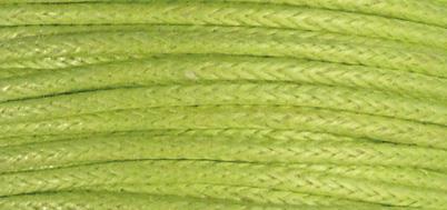 Cordoncino cotone.cerato1mm, cart. 20mverde chiaro