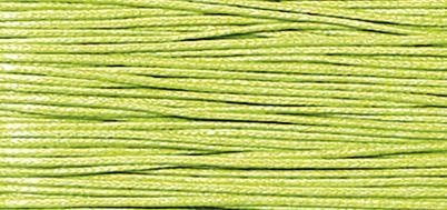 Vrvica bombažna, povoščena, majsko zelena, 1 mm, 20 m