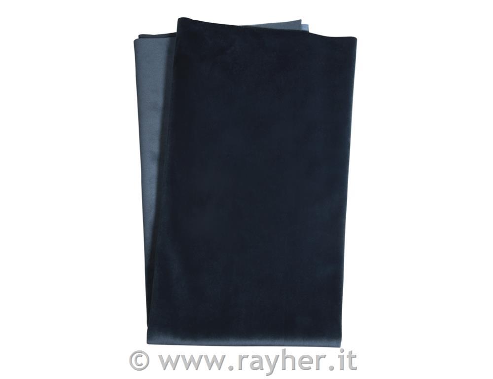 Velvet fabric65x70cm, 330g/m2, tab-kos 1pcdark midnight blue
