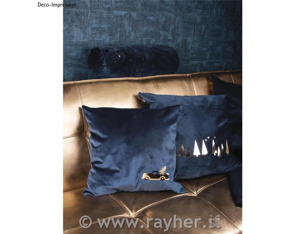 Velvet fabric65x70cm, 330g/m2, tab-kos 1pcdark midnight blue