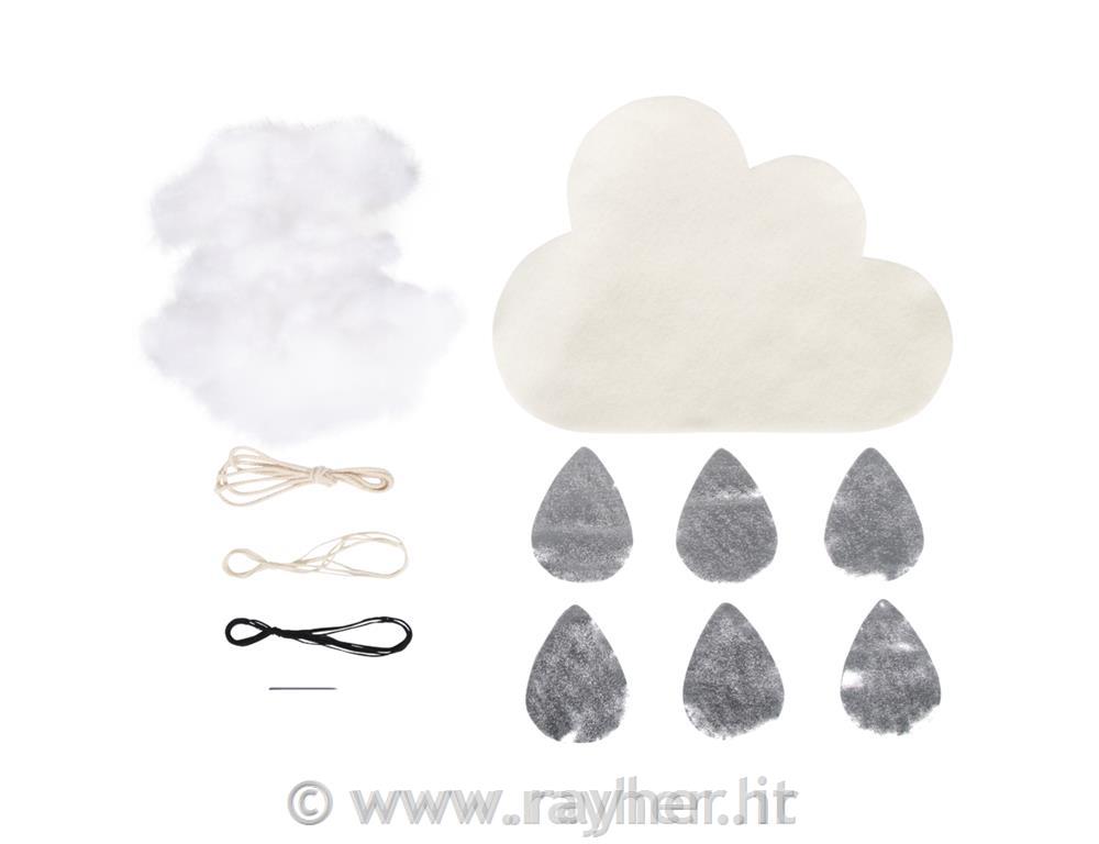 Kit: Mobile - nuvoletta, 27x50cm, box 1set
