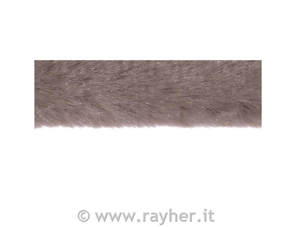 Stoffa peluche, taupe, 51x43cm, 285g/m2,bus.blis. 1pz