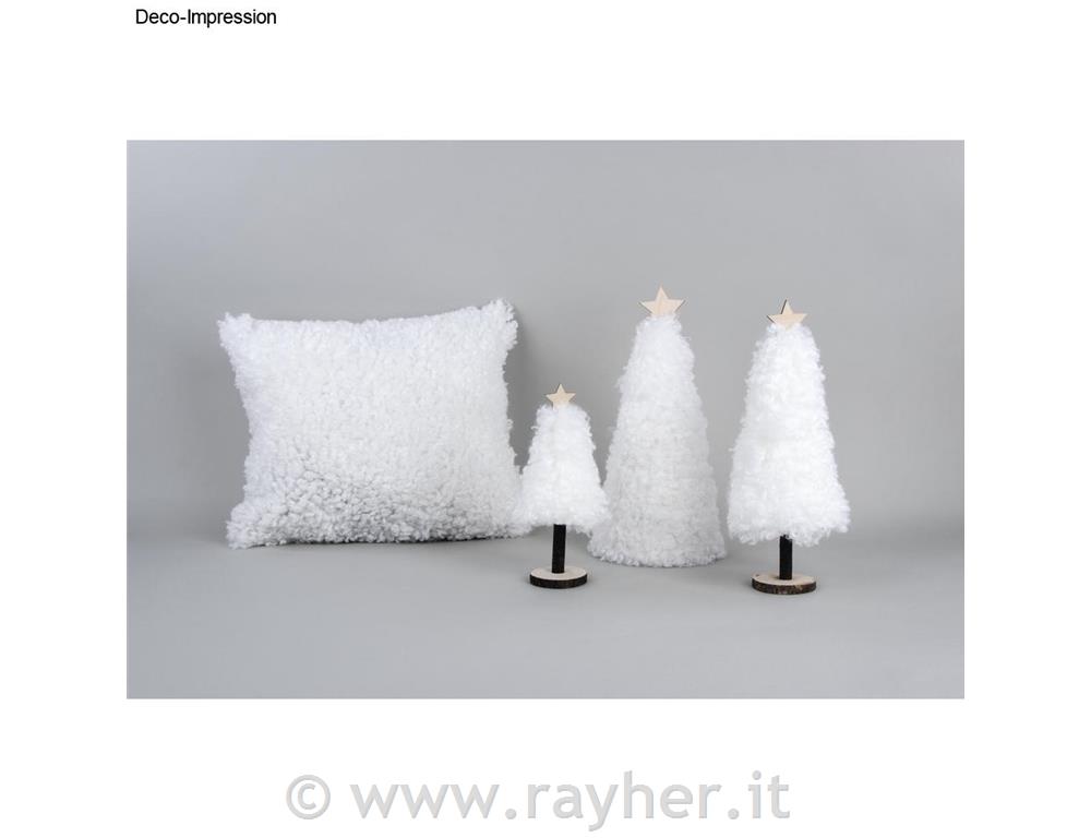 Teddy plush fabric50x35cm, 600g/m2, 1pcwhite