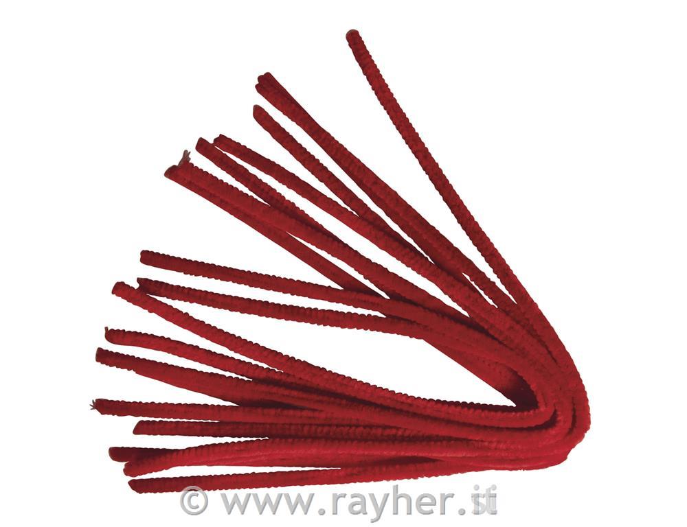 Ciniglia50cm, spessore 9mm, bus.blis. 10pzrosso