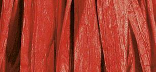 Raffia rayon, mat, red, hank 20 m