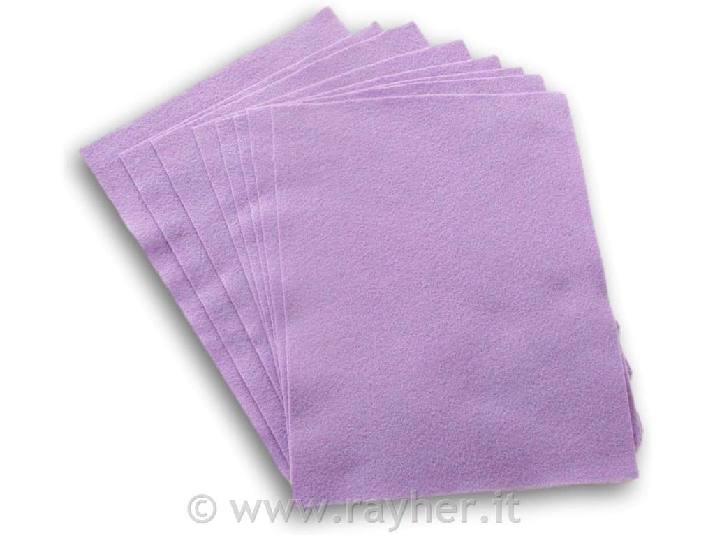Ritagli di feltro20x30cm, 0,8-1 mmlilla chiaro