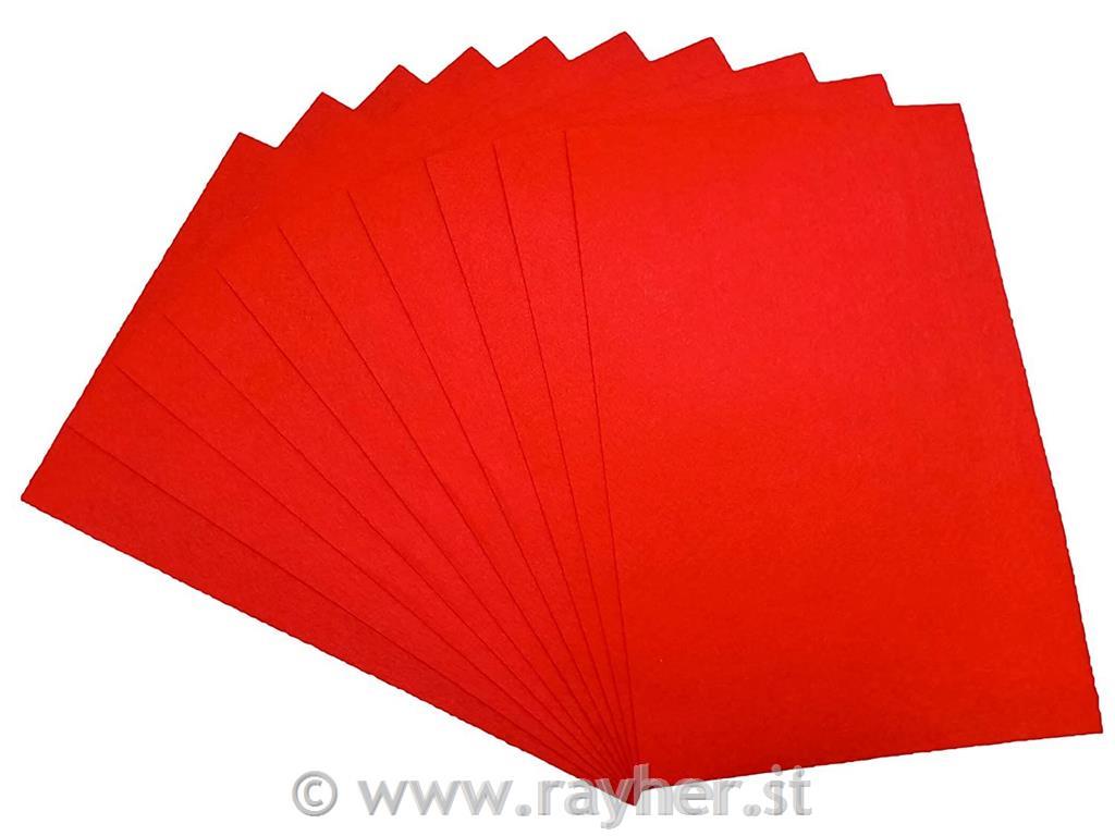 Tagli di pannolencirosso chiaro