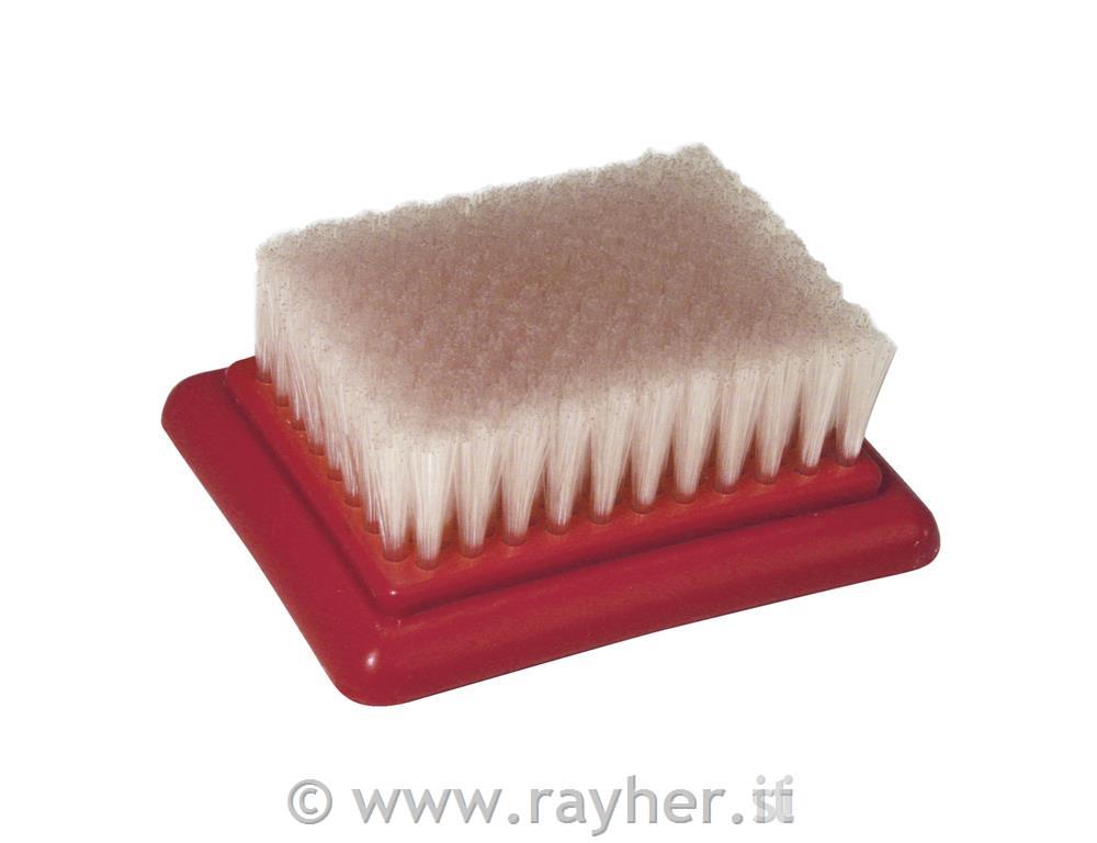 Krtača za suho filcanje, 6,5x9 cm