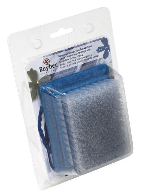 Krtača za suho filcanje, 6,5x9 cm