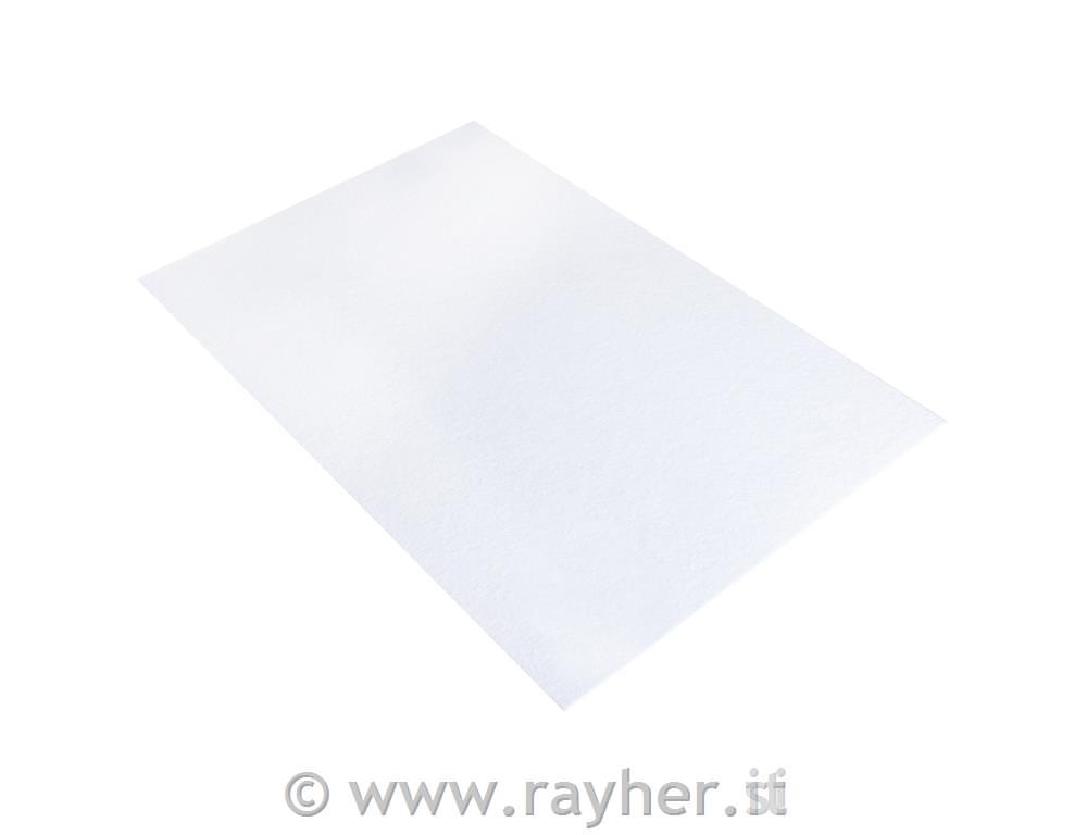 Filc, bel, 30x45x0,2cm