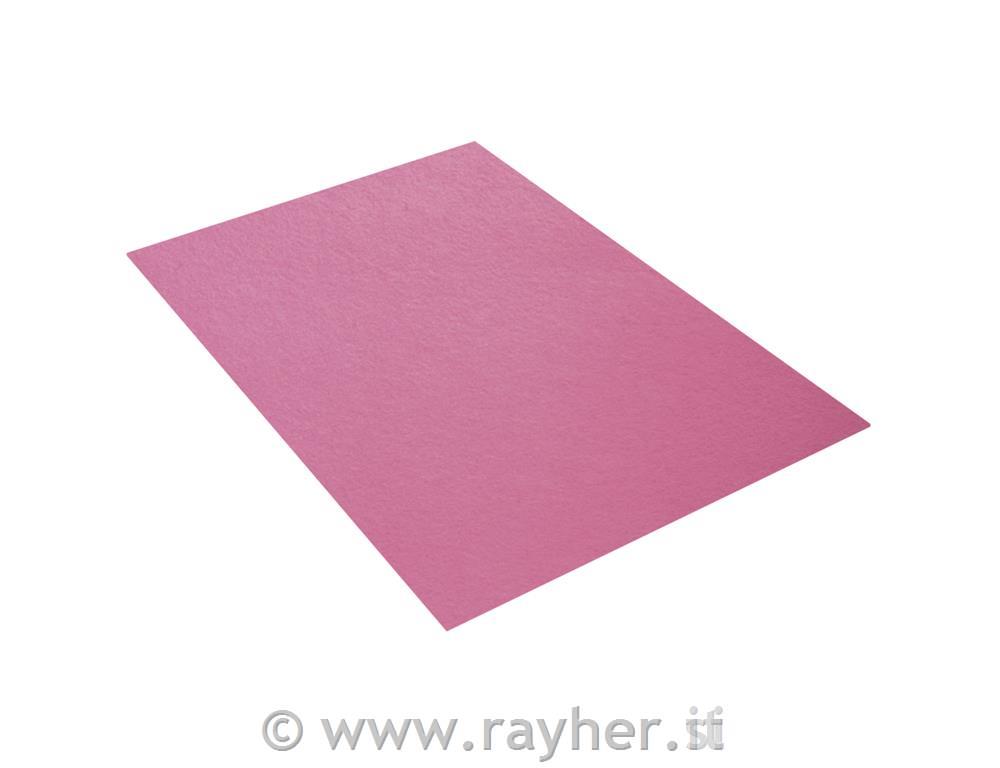 Feltro, rosa pallido, 30x45x0,2 cm