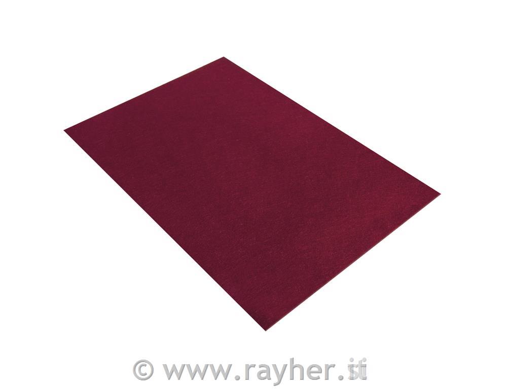 Feltro tessile30x45x0,2cmrosso vino
