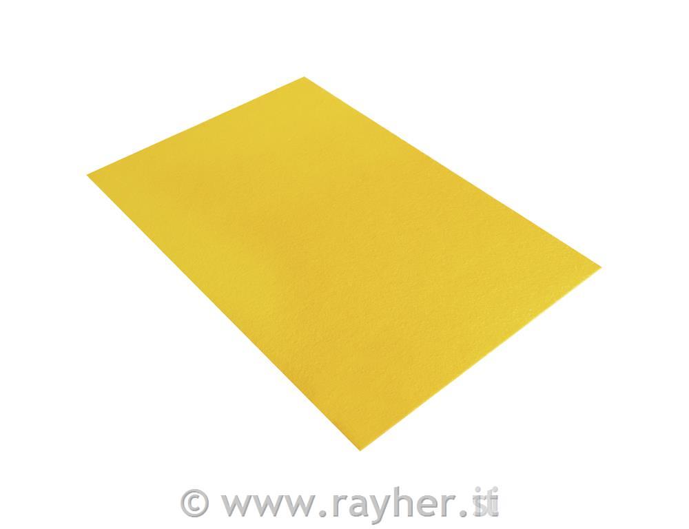 Feltro tessile30x45x0,2cmgiallo