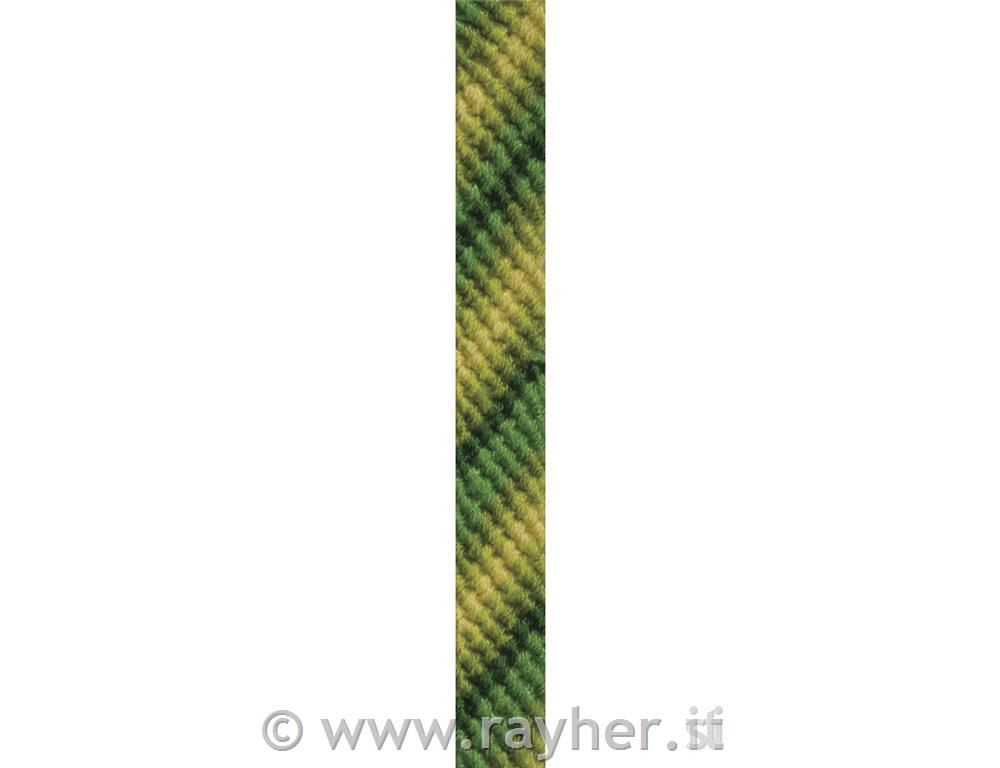 Bombažne vrvice "Stitch & Knot", zelene, 5barvx10m