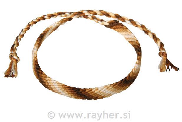 Bombažne vrvice "Stitch & Knot", rjave, 5barvx10m