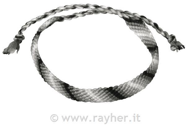 Filo cotone "Stitch & Knot"5 colori ciascun 10m in bus.blis.grigio pietra