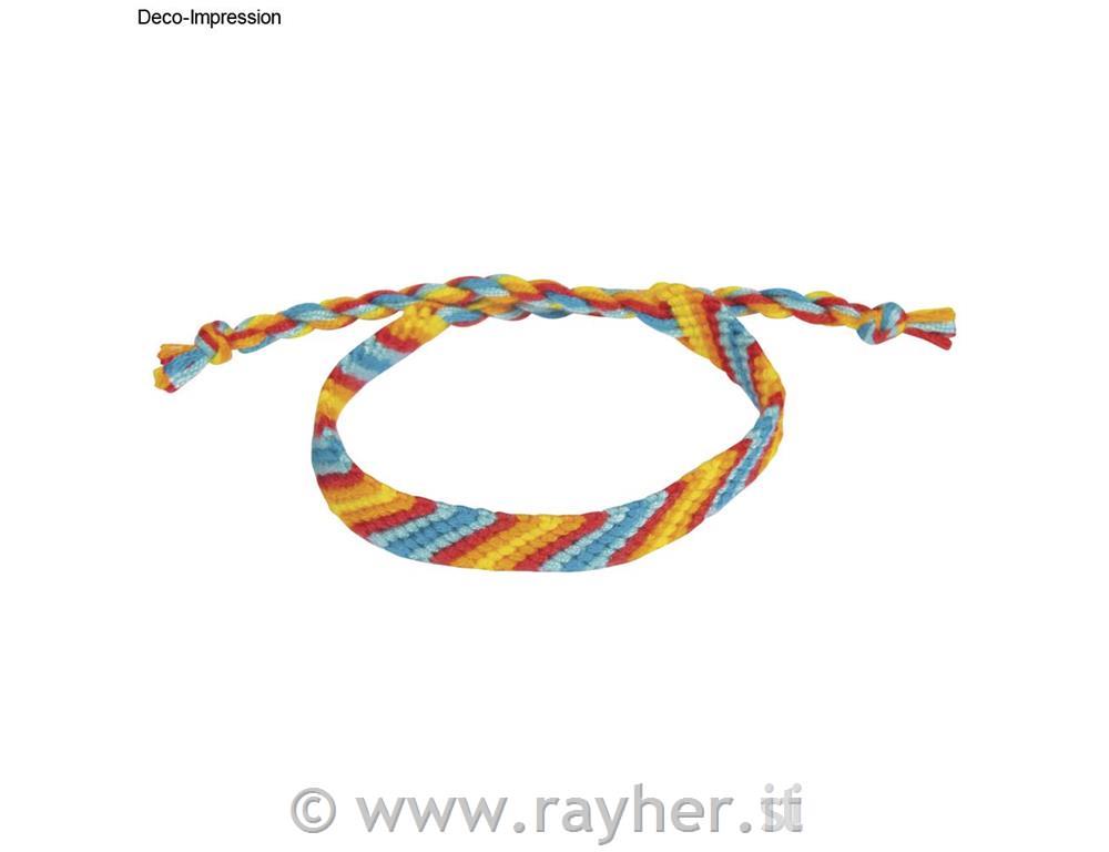 Bombažne vrvice "Stitch&Knot", mavrični toni, 5x10 m