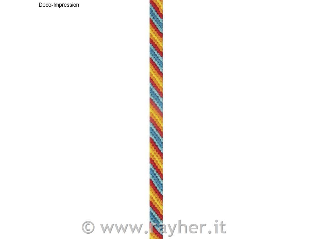 Bombažne vrvice "Stitch&Knot", mavrični toni, 5x10 m