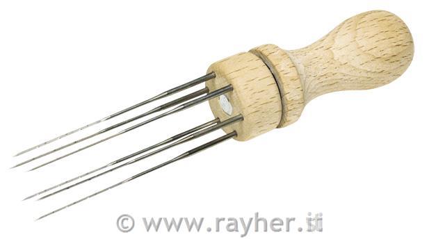 Držalo za igle za filcanje, 6 odprtin, 67 mm, 1 kom.,