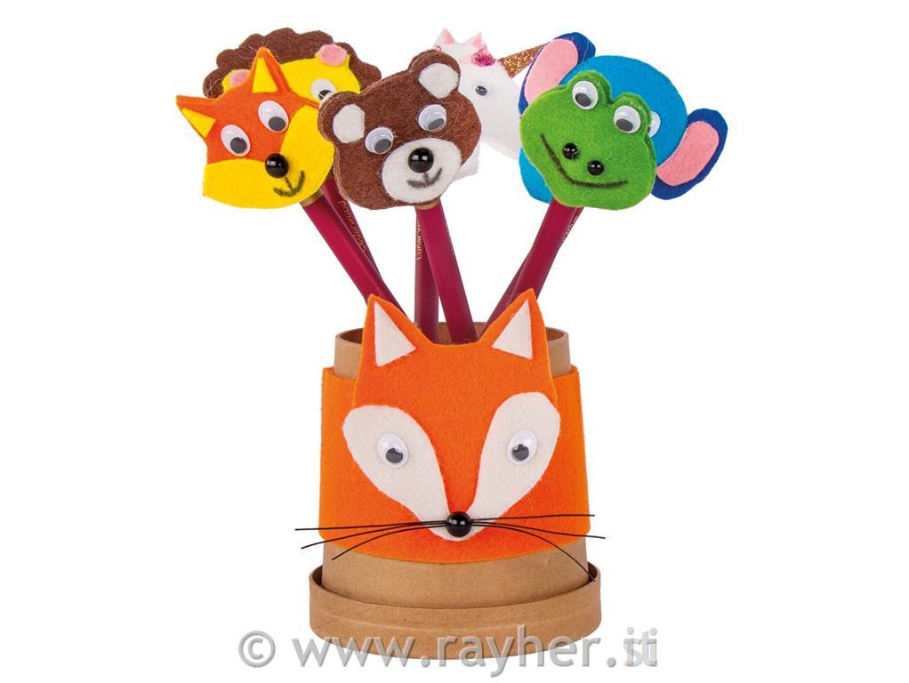 Craft felt, self-adhesive, 20x30x0.1cm,colour assort.,tab-bag 5pcs