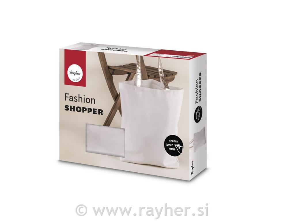 Fashion Shopper, bianco, 46x46cm, 330g/m2, box 1pz