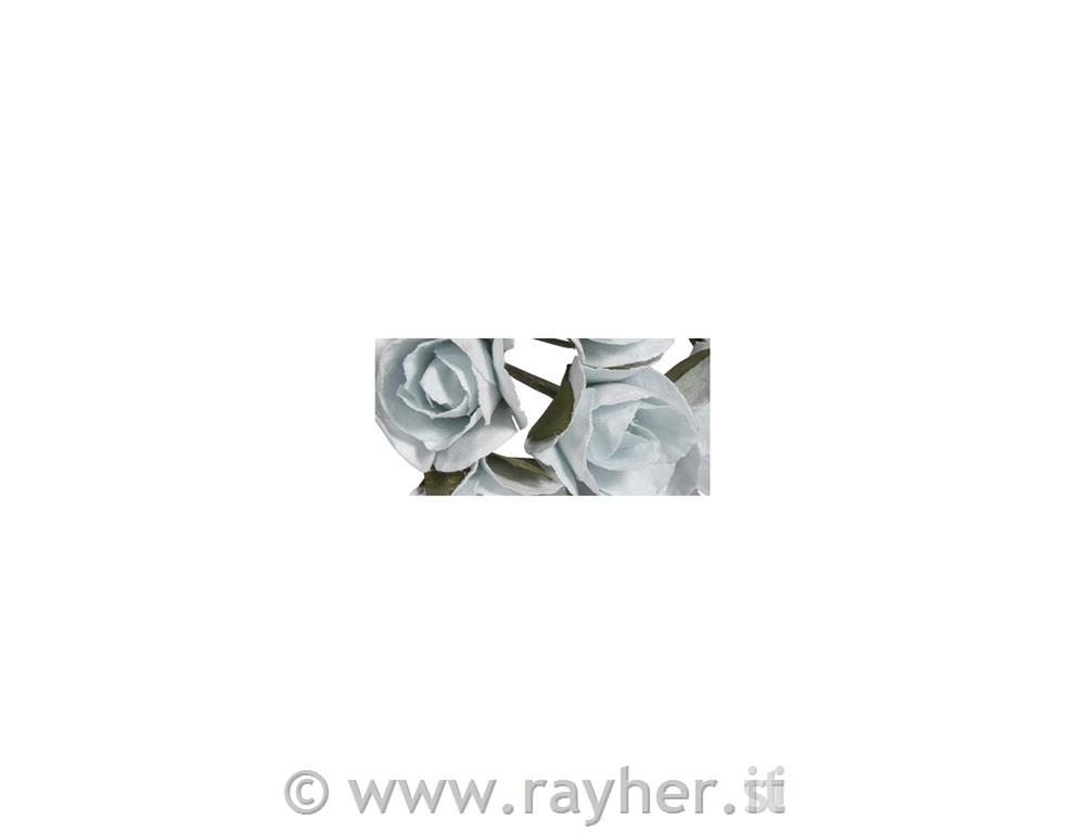 Vrtnice iz papirja, 15mm , 12 kosov, modre