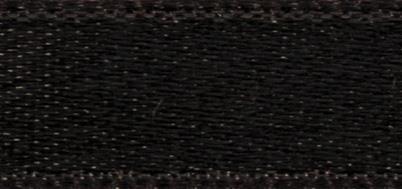 Trak saten, črn, 10mm, 10m
