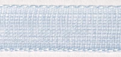 Nastro organza7mm, rot. 10mazzurro