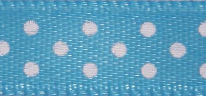 Trak saten s pikami, turkizen, 9,5mm, 10m