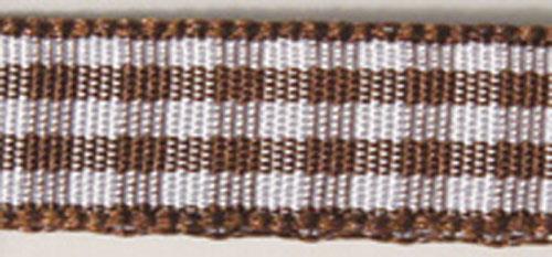 Nastro quadri6mm, rot. 10mmarrone scuro